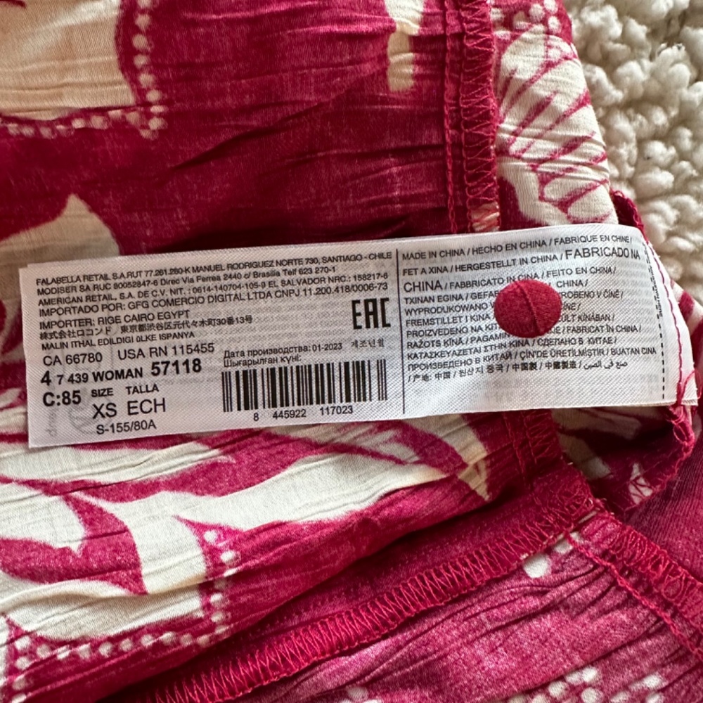MNG Open Back Viscose Blend Dress Size XS NWT - Picture 7 of 13